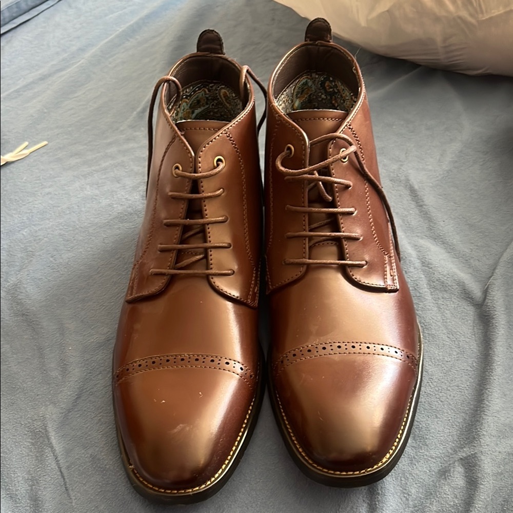 Men's Brown Leather Dress Shoes